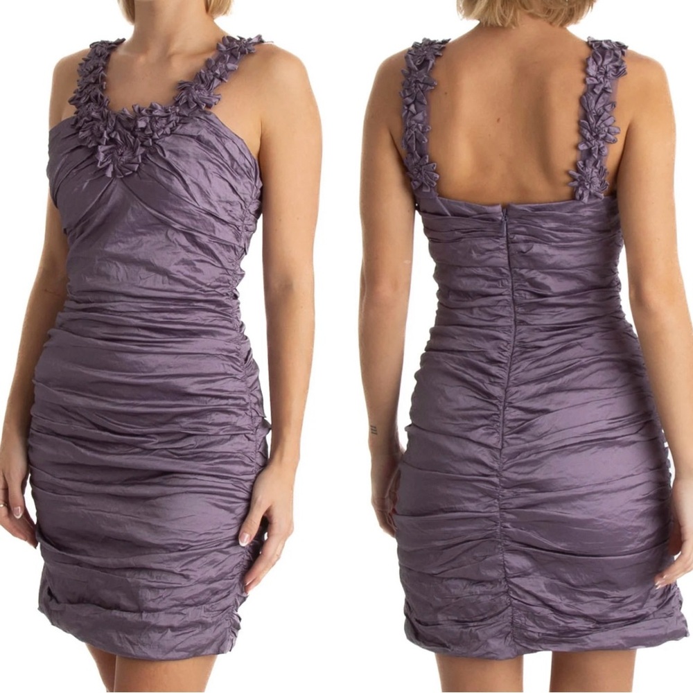 BCBGMaxAzria Purple Mini Dress